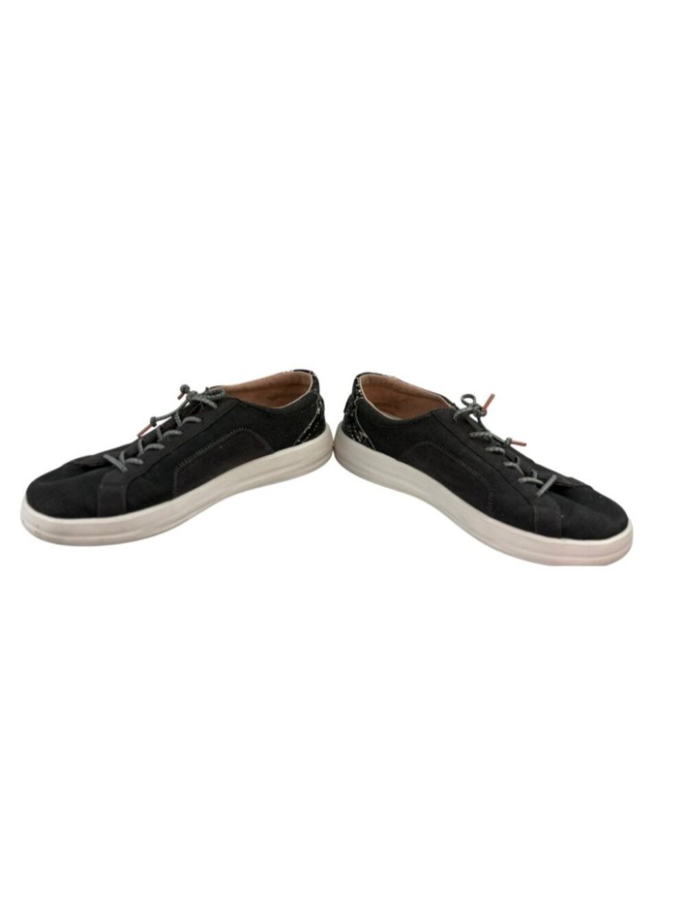 *Hey Dude Karina Womens Shoes Size 10 Jet Black  Casual Bungee Lace Fabric - Picture 11 of 14